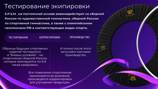 Тестирование экипировки бренда SPSM